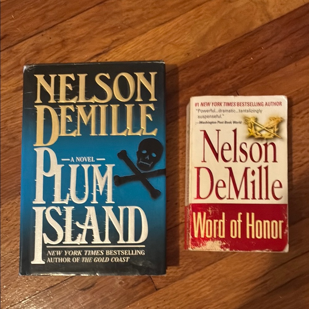 Nelson DeMille Book Set - Plum Island & Word of Honor